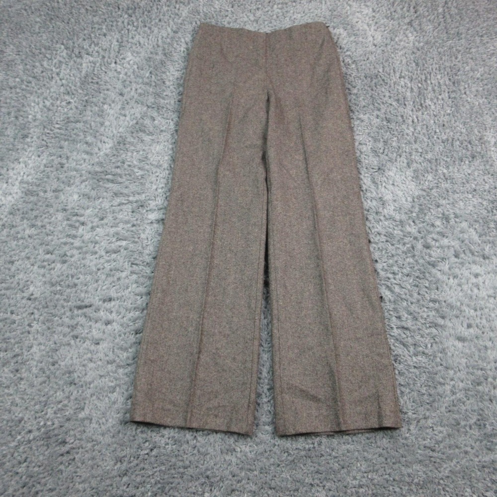MNG Pants Womens 6 Black Wide-Leg Tweed Pull On Elastic 312PIPER 30x33* NWT